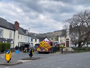Fire call out at Monmouth Comprehensive School 