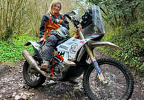 Vanessa Ruck braves the desert in a gruelling 8-day motorcycle race