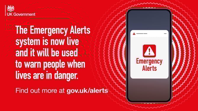 Emergency phone alert