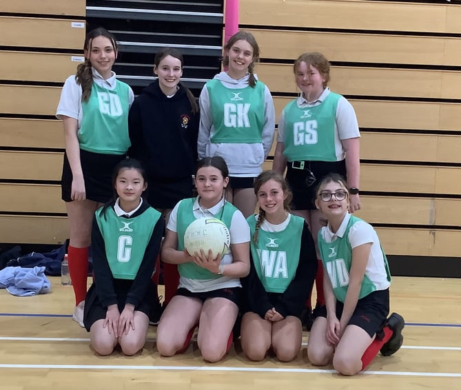 JKHS year 7 netball team