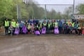 Ashfield Park School Council tackles litter at Ross Skate Park