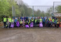 Ashfield Park School Council tackles litter at Ross Skate Park