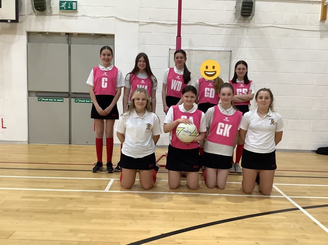 JKHS year 8 netball team