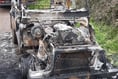 Land Rover set alight following Herefordshire heist