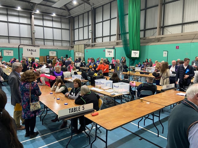 Election count, Herefordshire 2023