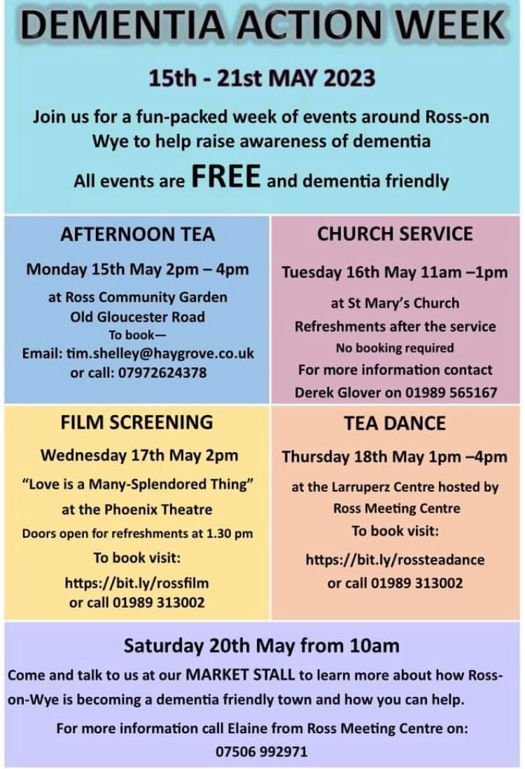 Dementia awareness flyer