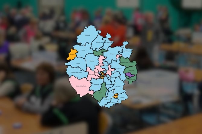 Herefordshire Council 2023 election map
