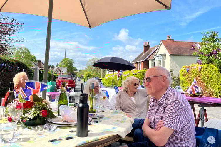 Sussex Avenue coronation street party