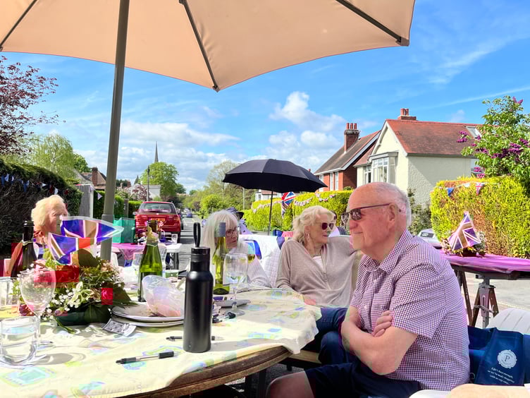 Sussex Avenue coronation street party
