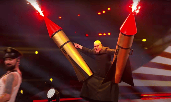 A still from Croatia's entry into Eurovision