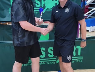 Tom Heath’s claims Junior Singles county table tennis trophy