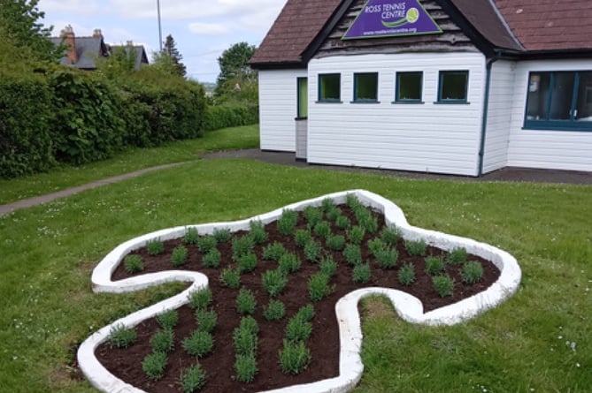  The Scout Badge bed, situated next to the Tennis Centre