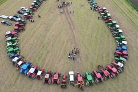Beloved community figure honoured by tractor parade