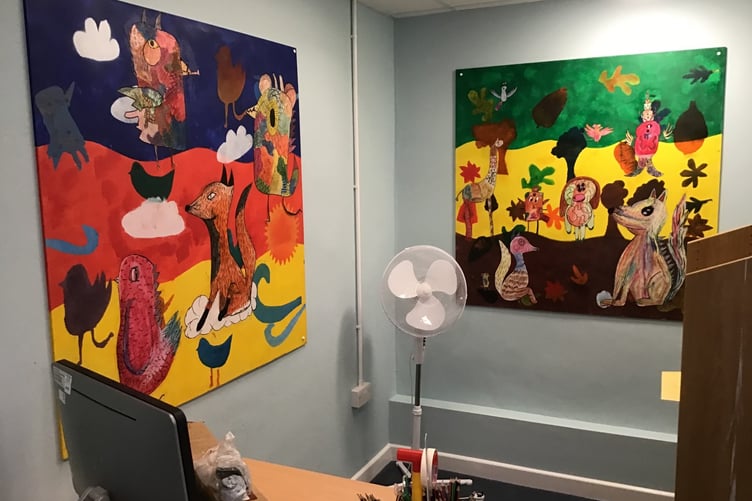 Artwork from JKHS and St Mary's Primary School