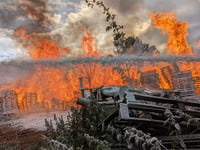 Man injured as 6,000 pallets go up in flames