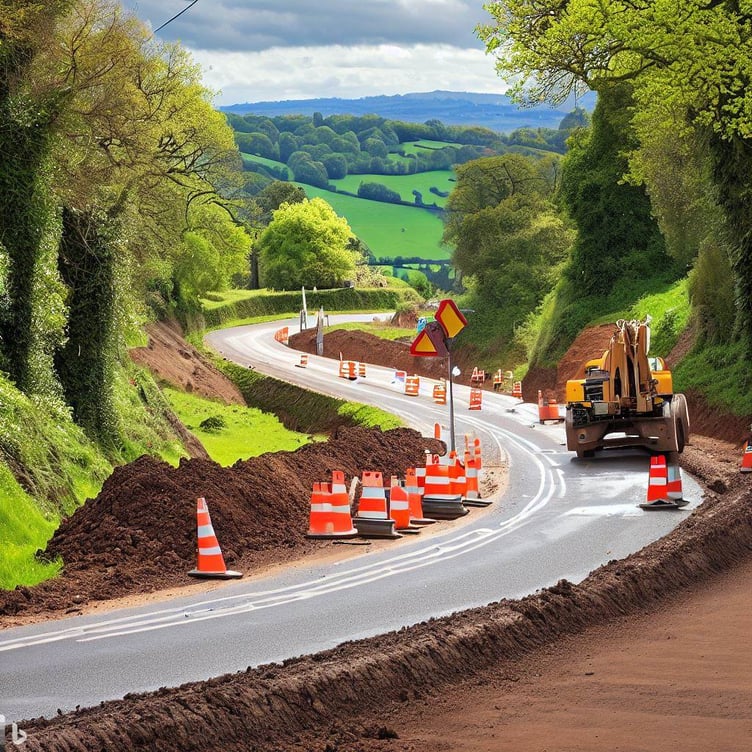 AI generated roadworks