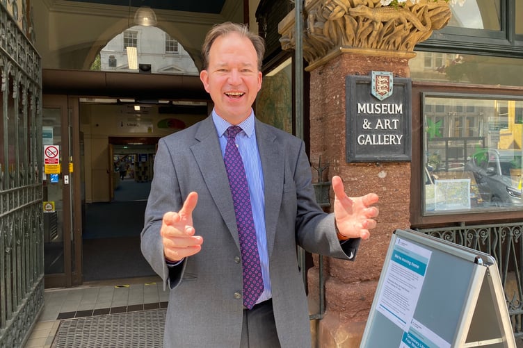 Jesse Norman at the Herefordshire Museum and Gallery