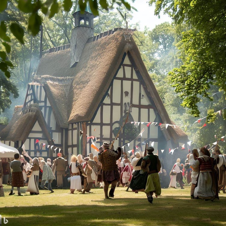 A saxon church celebration