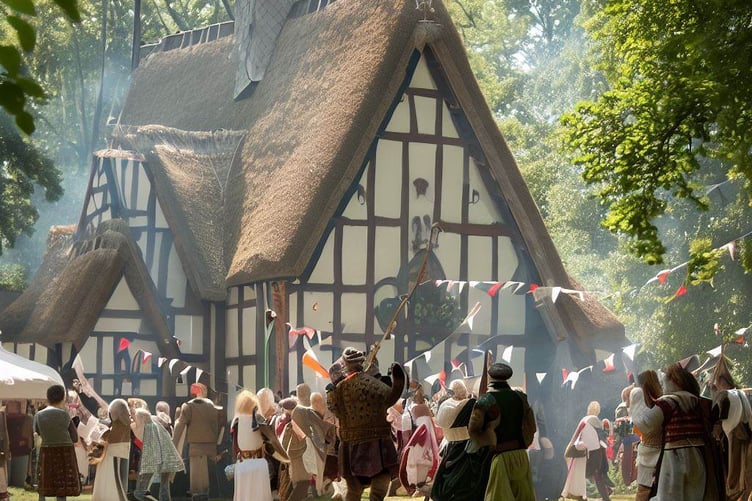 A saxon church celebration