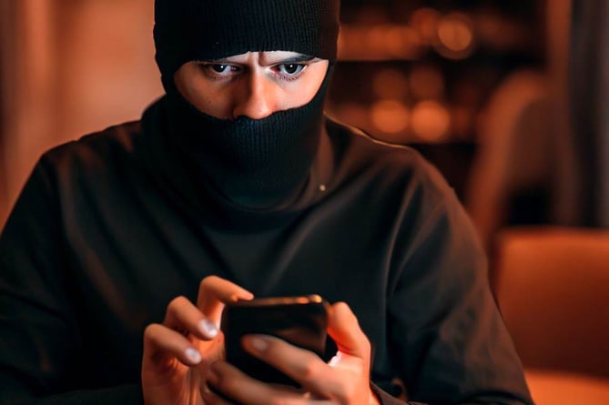 Cyber crime stock image