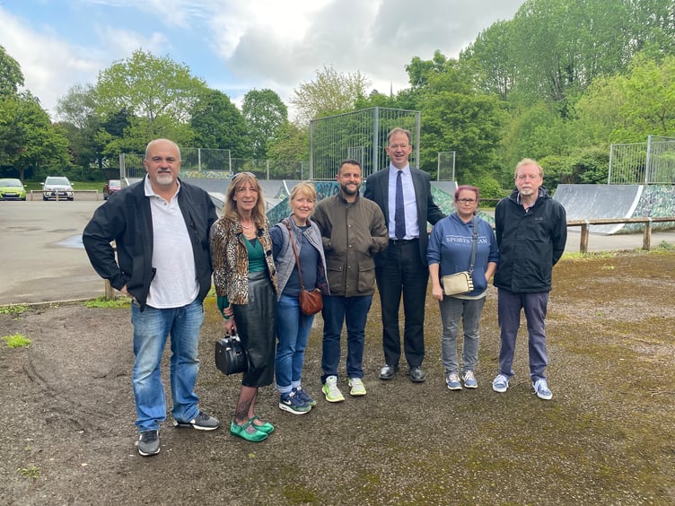 Jesse Norman MP with campaigners