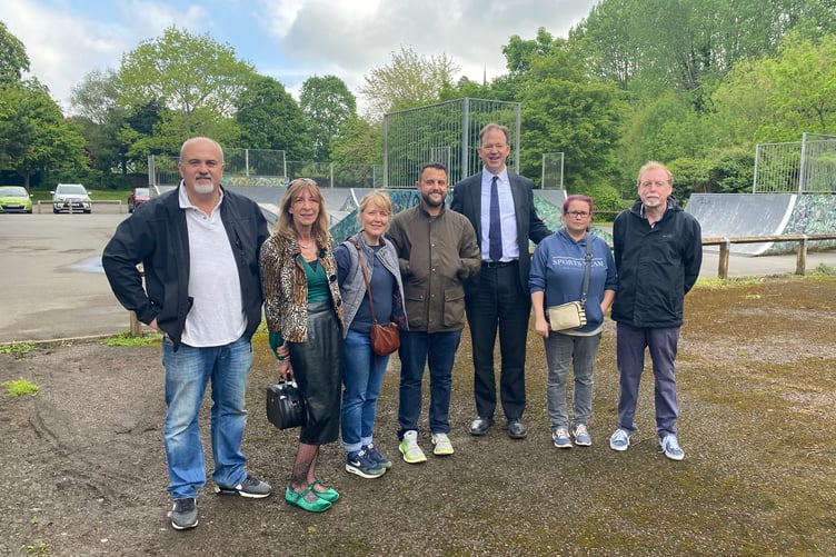 Jesse Norman MP with campaigners