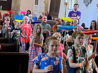  Joyful spin at Longhope Church with Gizmo the circus star