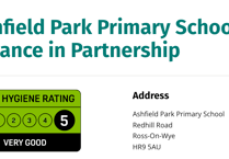 Ashfield Park Primary School gets food hygiene rating of 5 - very good