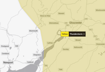 Met Office issues yellow thunderstorm warning for tomorrow