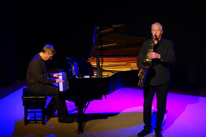 Ian and Dom at Lyth Arts Centre