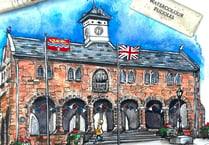 Ross Market House sketched by beloved local artist