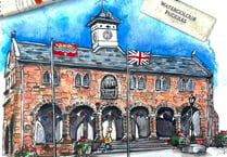Ross Market House sketched by beloved local artist