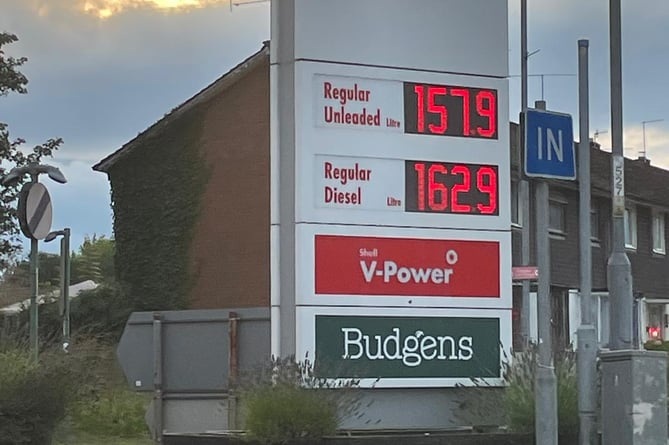 Petrol prices in Monmouth