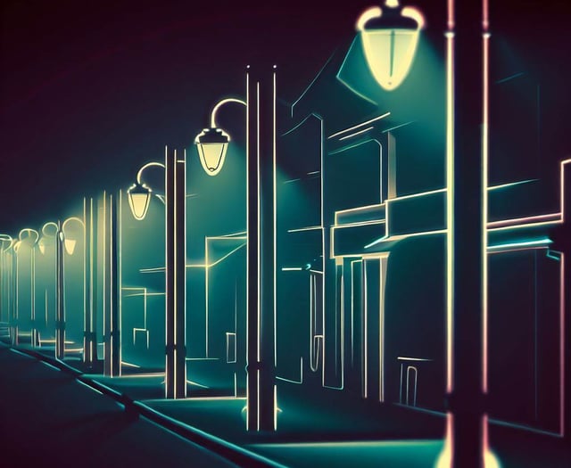 Perplexing new street lights