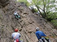 Major rock fall at Symonds Yat Rock