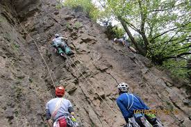 A rock fall at Symonds Yat Rock has seen the area below closed to climbers and walkers
