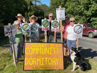 Newent residents march against new housing development