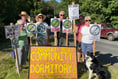 Newent residents march against new housing development