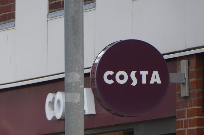 Costa Coffe signage