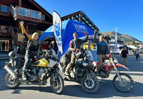 Vanessa Ruck makes history in 40-hour motorcycle 'adventour'