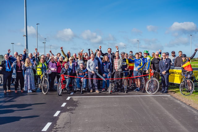 Chris Boardman inaugurates Hereford's new cycling track designed for all skill levels