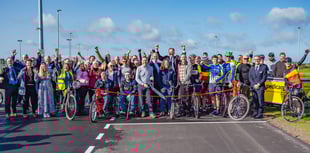 Chris Boardman inaugurates Hereford's new cycling track designed for all skill levels