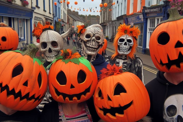 Halloween street party