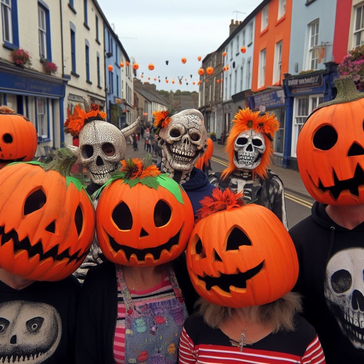 Halloween street party