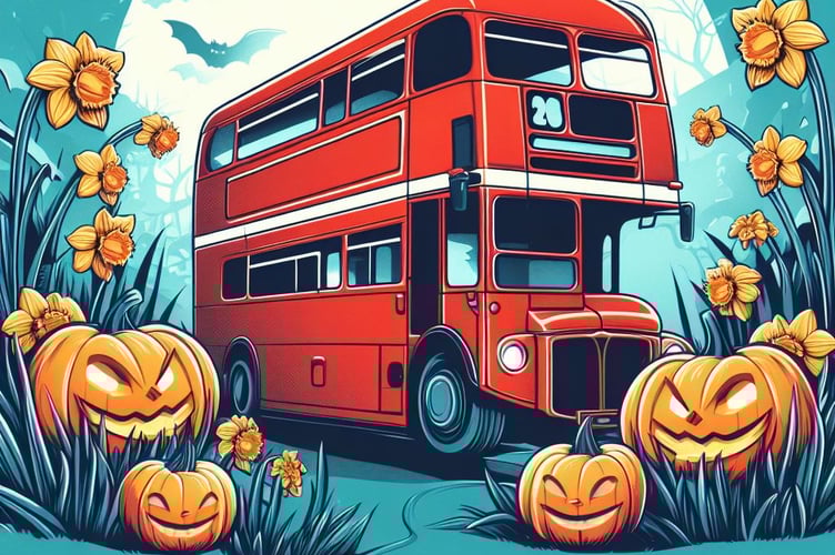 The Daffodil Line at halloween