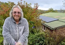 Wyedean's Mary gets a HUG to help combat home energy costs