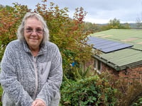 Wyedean's Mary gets a HUG to help combat home energy costs