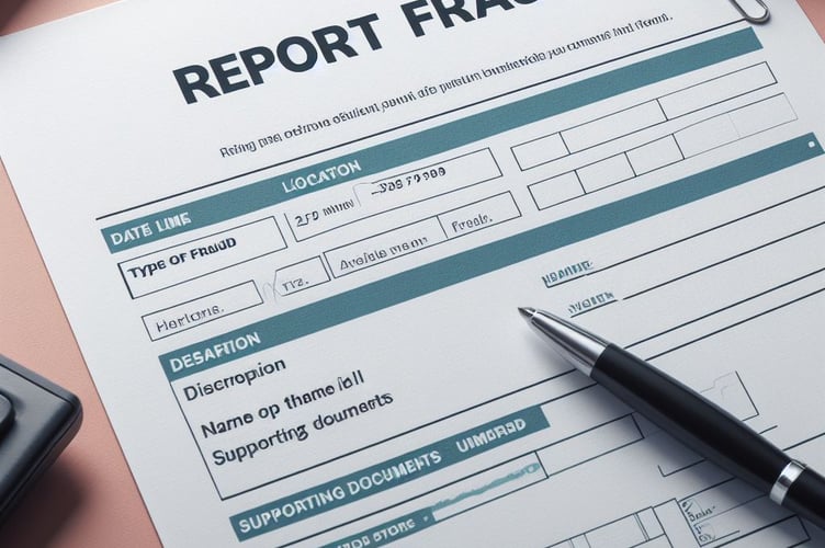 reporting fraud form