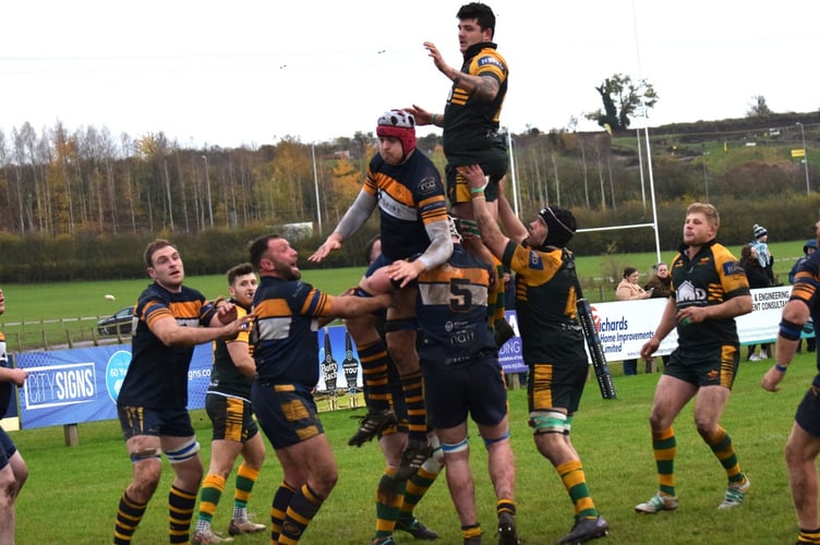 Newent in action at Worcester