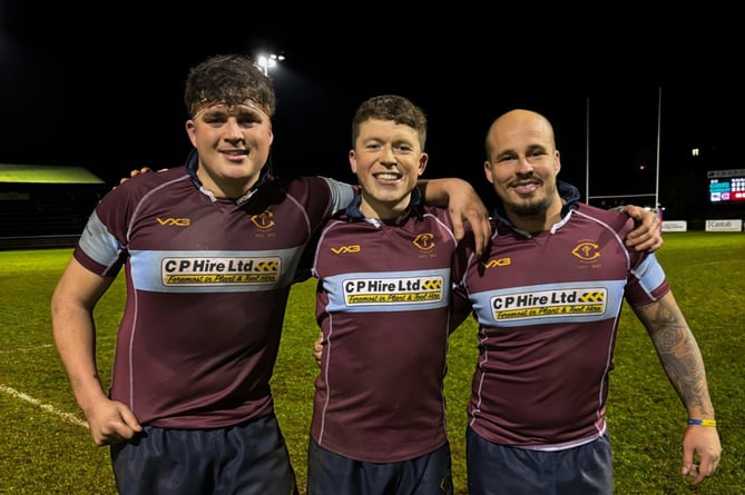Seth and Jacob Butler, with Monmouth RFC's Jordan Howells, played in the memorial match for the brothers' rugby and TV star dad Eddie Butler 